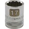 Dynamic 3/8" Drive, 17mm Metric Socket, 12 Points D009117 - alternate 1